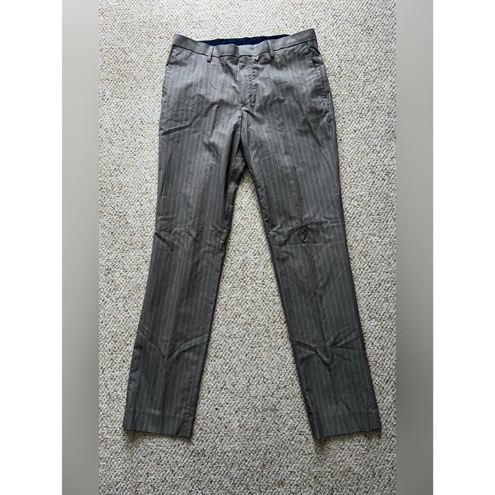 Banana Republic 32x34 Blue and White Stripe Slim Fit